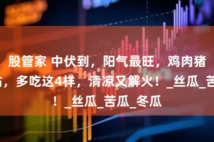 股管家 中伏到，阳气最旺，鸡肉猪肉靠边站，多吃这4样，清凉又解火！_丝瓜_苦瓜_冬瓜