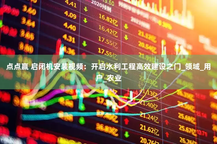 点点赢 启闭机安装视频：开启水利工程高效建设之门_领域_用户_农业